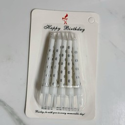White Light Gray Candle