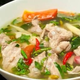 ต้มกระดูกอ่อนหมู +ข้าว, ลดราคา!