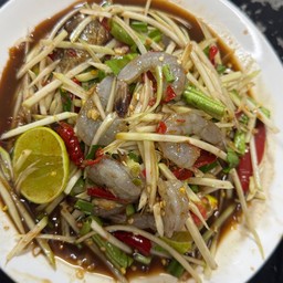 ตำกุ้งสด