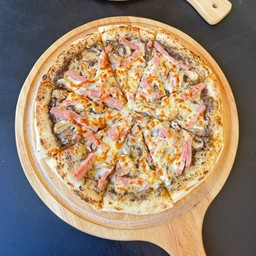 Truffle sauce ham & mushroom