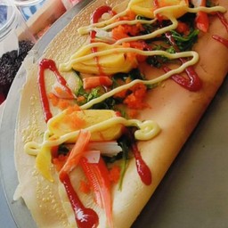 ไข่กุ้งไข่หวานสาหร่ายปูอัด