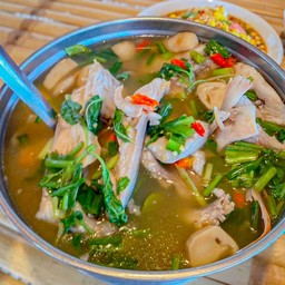 ต้มยำปลาทับทิม (ตัว) (หม้อไฟ)