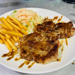 หมูพริกไทยดำ พิเศษ 2 ชิ้น