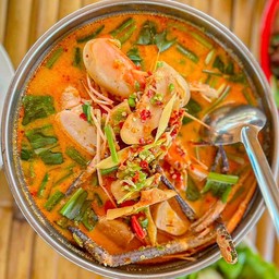 ต้มยำกุ้งแม่น้ำ (หม้อไฟ)