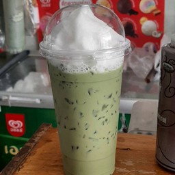 ชาเขียว+ฟองนม