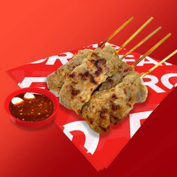 หมูปิ้งเฮียอ้วนสูตรดั้งเดิม 5 ไม้+ข้าวเหนียว