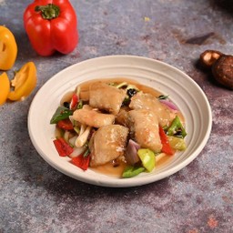 ก๋วยเตี๋ยวราดหน้าปลาเต้าซี่