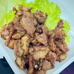 หมูทอดกระเทียม