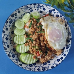 กะเพราหมูสับ