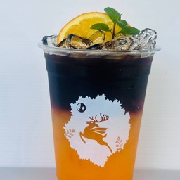 อเมริกาโน่ น้ำส้ม เย็น