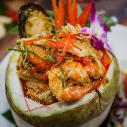 ห่อหมกทะเลมะพร้าวอ่อน