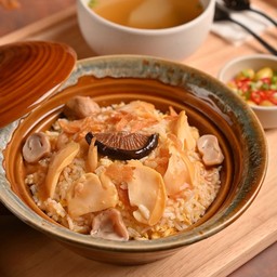 ข้าวอบเป๋าฮื้อหม้อดิน