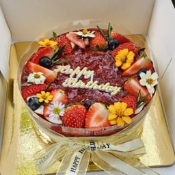 สตอเบอรี่ชีสเค้ก strawberry cheesecake