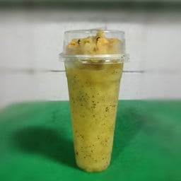 เจ๊นกนำ้มะพร้าวปั่น-ส้มตำ ตลาดโฮมการ์เด้นท์วิลล์-สระครก ตลาดโฮมการ์เด้นท์วิลล์-สระครก