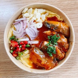 ข้าวไข่ข้นปลากระป๋องเเซ่บ