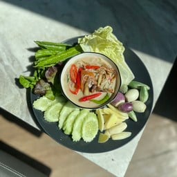 หลนปูนิ่ม ๑ สำรับ