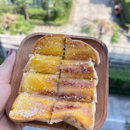 ปังกะชาอร่อยจัง (ขนมปังปิ้ง) หม่ามี๊กับลีออน