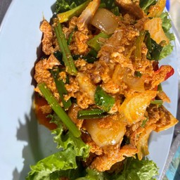 เนื้อปูผัดผงกระหรี่
