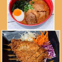ซากุระราเมนหมู+หมูทอดทงคัตสึ