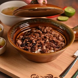 ข้าวอบหนำเลี๊ยบหมูสับหม้อดิน