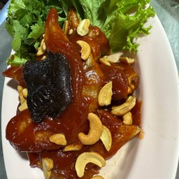 ปีกไก่อบเหล้าแดง