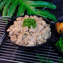 D4. ข้าวหน้าหมูสันคอ ซอสบาร์บีคิว ฟลอริดา