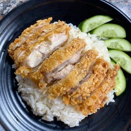 no.2 ข้าวมันไก่ทอด (Fried Chicken Rice)