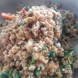 ผัดเผ็ดหมูสับ