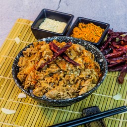 H5. ข้าวหน้าเนื้อออส ซอสSpicy สุดยอดความฟินส์