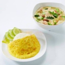 ข้าวไข่เจียว-แกงเขียวหวาน มุมอร่อยแกงชุด