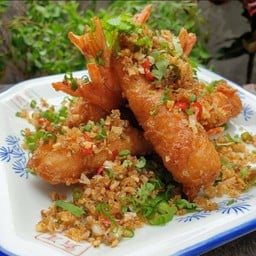 กุ้งทอดคั่วพริกเกลือ (จำหน่ายหลังเวลา 17.00 น.ค่ะ)