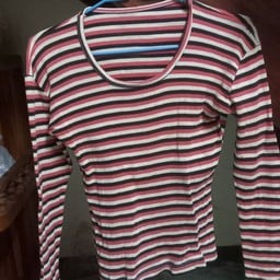 เสื้อยืดลาย แขนยาว รัดรูป #7