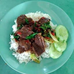 กระเพราเนื้อตุ๋น
