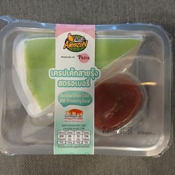 เครปเค้กสายรุ้งสตอเบอรี่