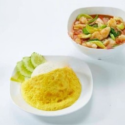 ข้าวไข่เจียว-ต้มยำ มุมอร่อยแกงชุด