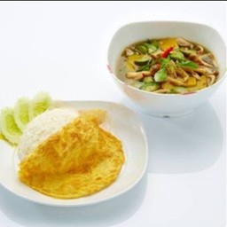ข้าวไข่เจียว-แกงเห็ด มุมอร่อยแกงชุด