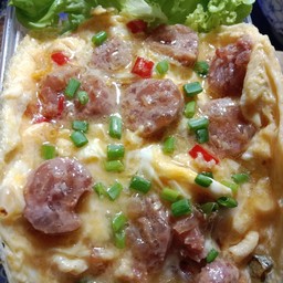 ข้าวไข่ข้นแหนมหมู