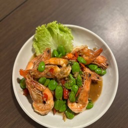 ผัดสะตอกุ้ง