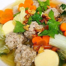 แกงจืด เต้าหู้หมูสับ