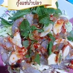 กุ้งแช่น้ำปลา