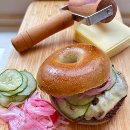 Cheese Burger Bagels