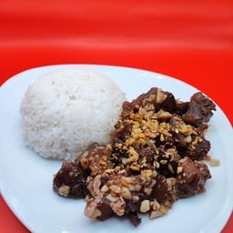 เนื้อเปื่อยผัดกระเทียม