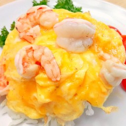 ข้าวไข่ข้น กุ้ง