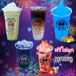 ชานมไข่มุก เดรี่ชา วัดธรรมสามัคคี เส้นโรงเรียนเมืองพัทยา6