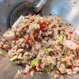 ยำ เส้นแก้ว หมูสับ