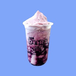 นมสดบลูเบอร์รี่ปั่น