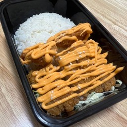 ข้าวไก่กรอบชีส