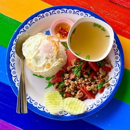 กะเพราถาด