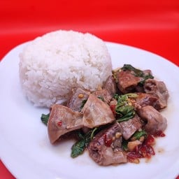 กะเพราไส้อ่อน (เมนูขายดี)