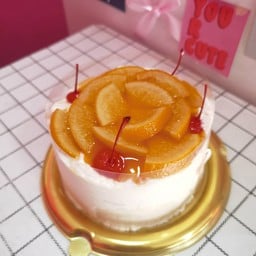 เค้กส้มครีมสดครึีงปอนด์